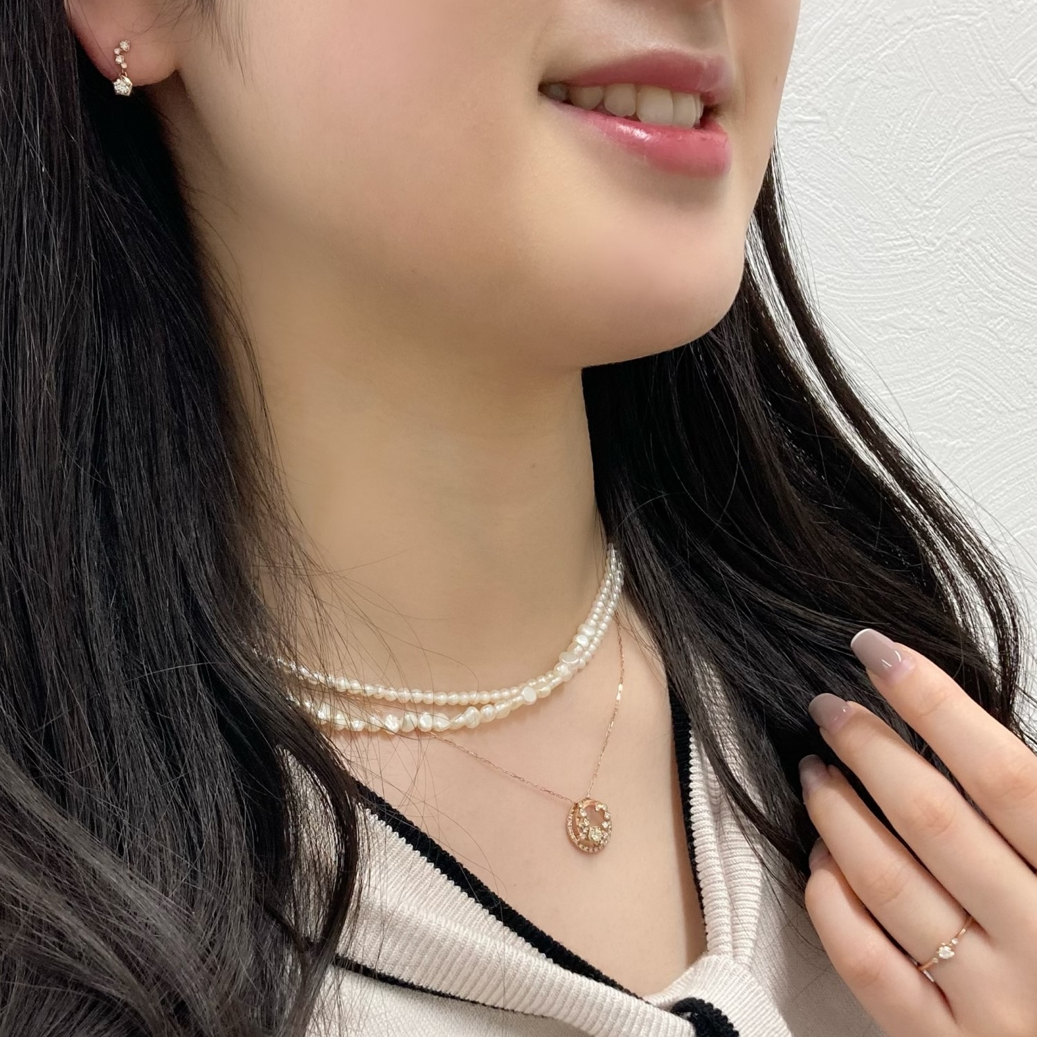 フェスタリア　ネックレス&ピアス セット