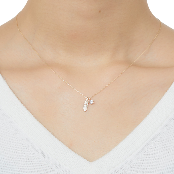K10YG “Wish upon a star®” Twinkle キュービック ネックレス